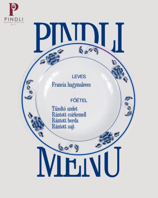 🧅 MAI MENÜ A PINDLIBEN! 🧅

🍲 Mai leves:
Francia hagymaleves

  Főételek:
🔥 Tűzoltó szelet
🍗 Rántott csirkemell
🍖 Rántott borda
🧀 Rántott sajt

🍟 Köret:
Hasábburgonya vagy rizs

⏰ 11:00–14:00
💰 2790 Ft
🛵 Kiszállítás ingyenes!