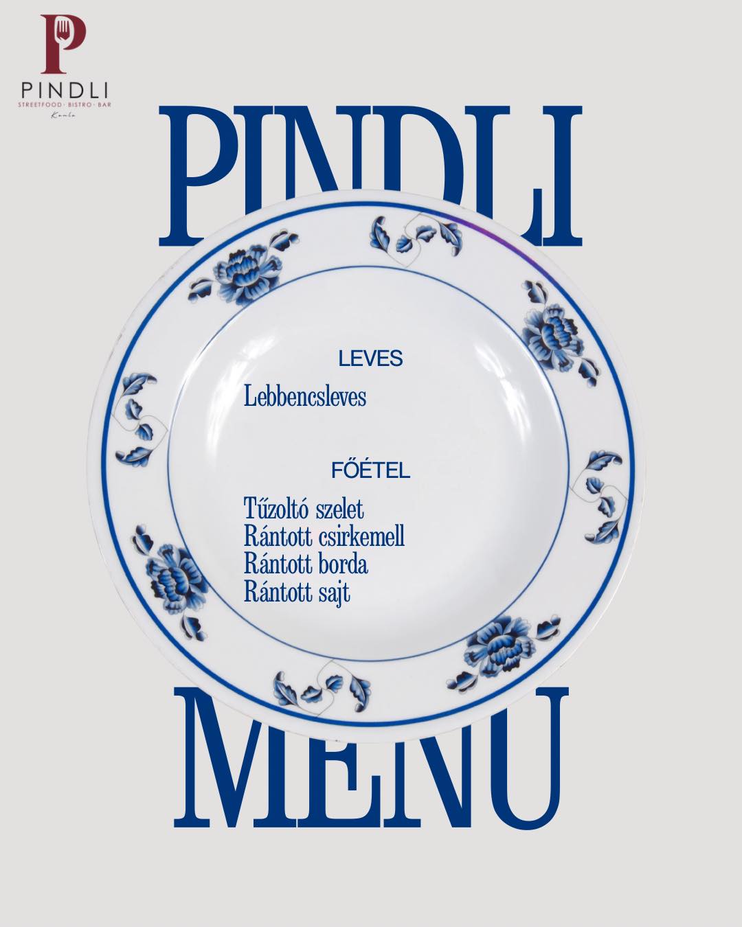 🔥 MA IS PINDLI! 🔥

A mai levesünk: LEBBENCSLEVES 🍲
Egy tányérral ebből és máris jobb hely lesz a világ. 😎

🍽️ Főételek:

🥩 Tűzoltó szelet
🍗 Rántott csirkemell
🥩 Rántott borda
🧀 Rántott sajt

🍟 Köret: hasábburgonya vagy rizs

💰 Menü: 2.790 Ft
⏰ 11:00–14:00
🛵 Kiszállítás ingyenes!