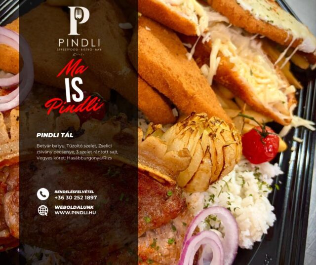 🔥 PINDLI TÁL – HA ÉHES VAGY NINCS KÉRDÉS! 🔥

Ma is lesz mivel elrontani a diétát… 😎😂

🍽️ PINDLI TÁL
🥩 Betyár batyu
🔥 Tűzoltó szelet
🥓 Zselici zsivány pecsenye
🧀 3 szelet rántott sajt
🍟 Hasábburgonya + rizs

📞 Rendelés: +36 30 252 1897
🌐 www.pindli.hu